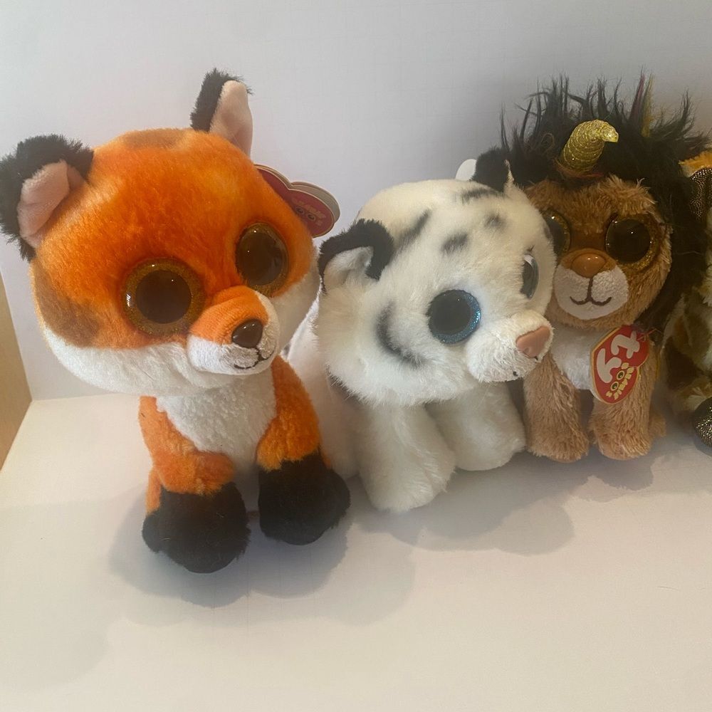 Beanie Boos Zoo Animals Stuffed Animals Bundle - Picture 2 of 3